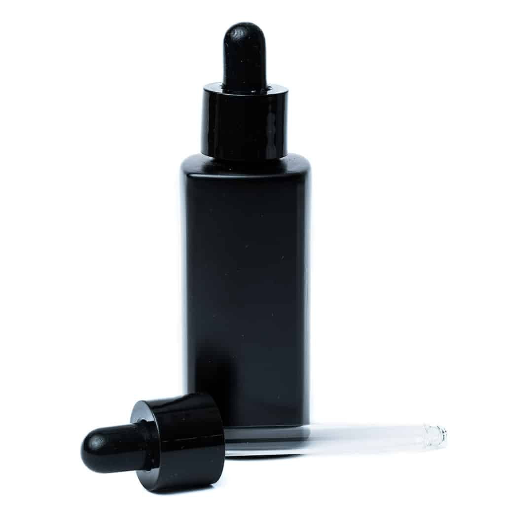 Četvrtasta serum bočica matirana sa pipetom 30ml