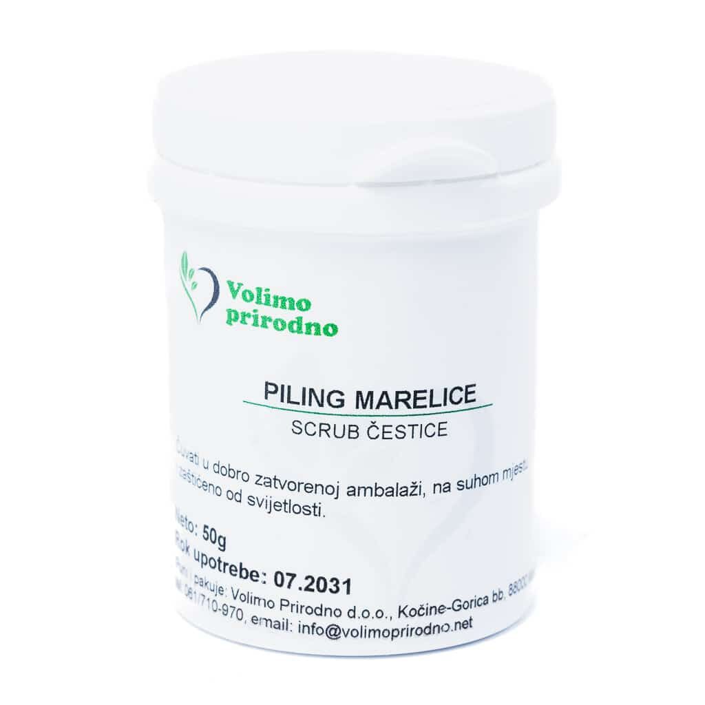 Scrub(piling) čestice sjemenke Marelice