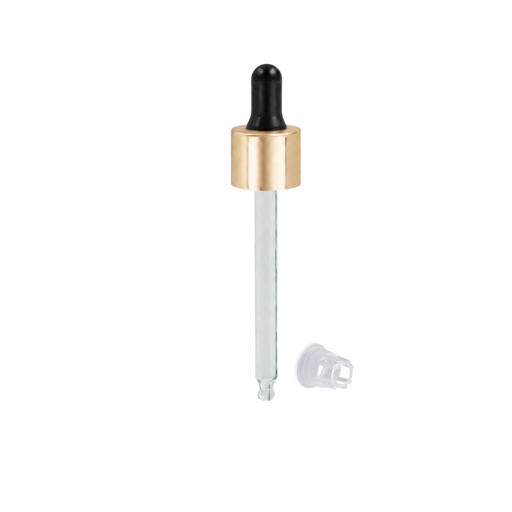 Pipeta zlatno-crna GL18 (10ml, 20ml, 30ml, 50ml, 100ml)