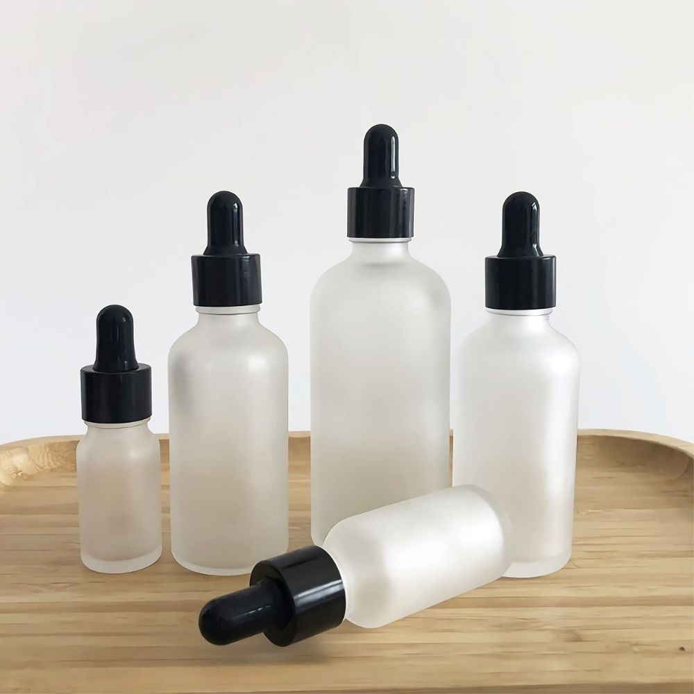 Staklena boca pjeskarena