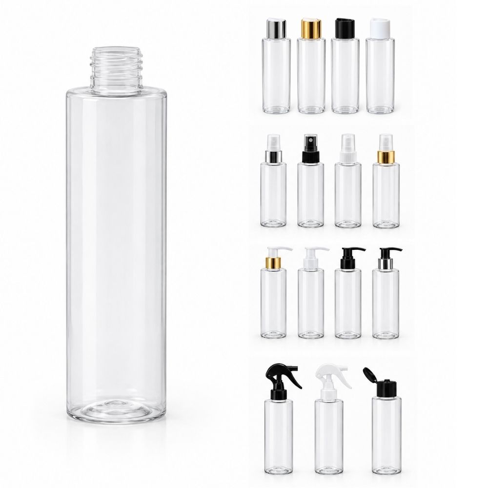 PET boca FLAT transparentna 24/410 (200ml)